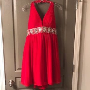 Red prom dress
